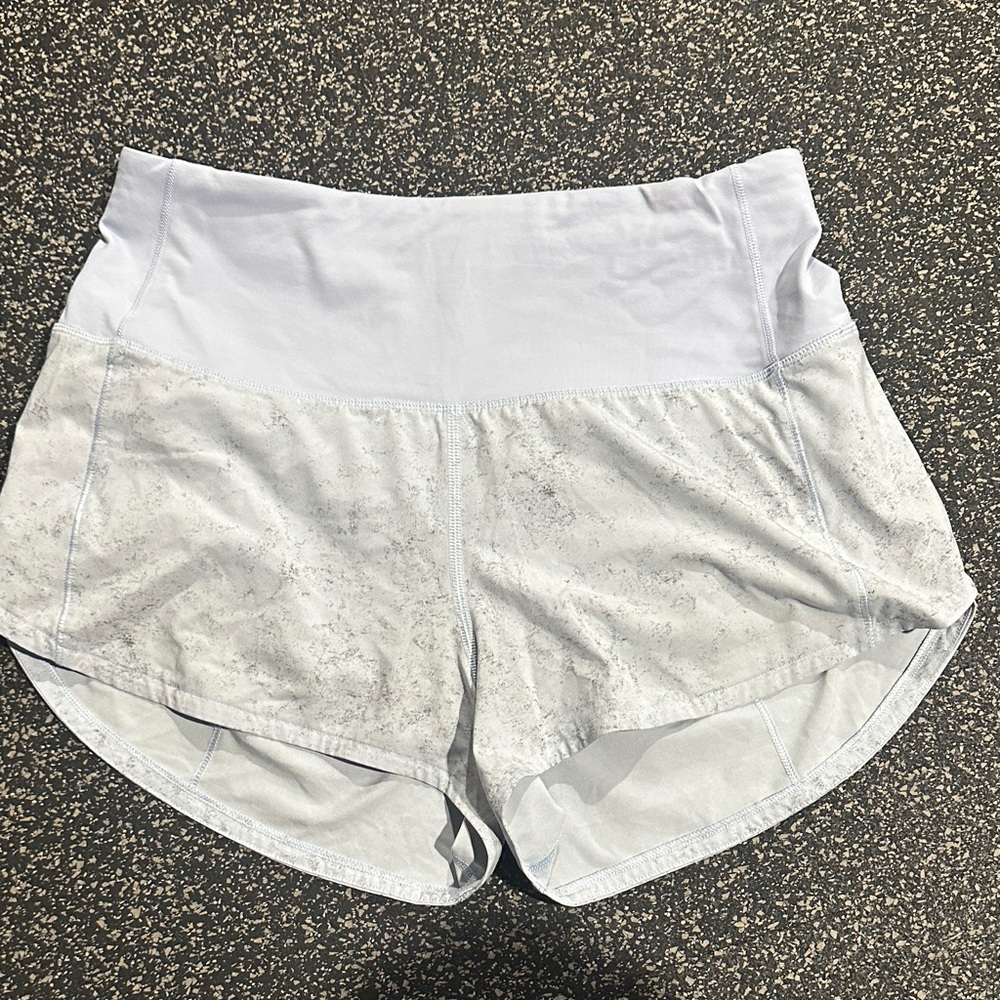 Lululemon Athletica Light Gray Athletic Shorts